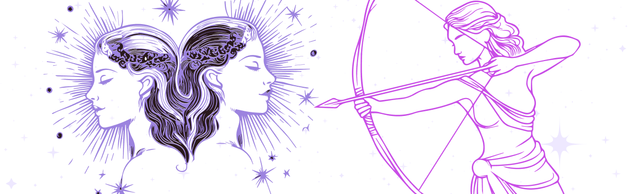 Близнецы и Стрелец