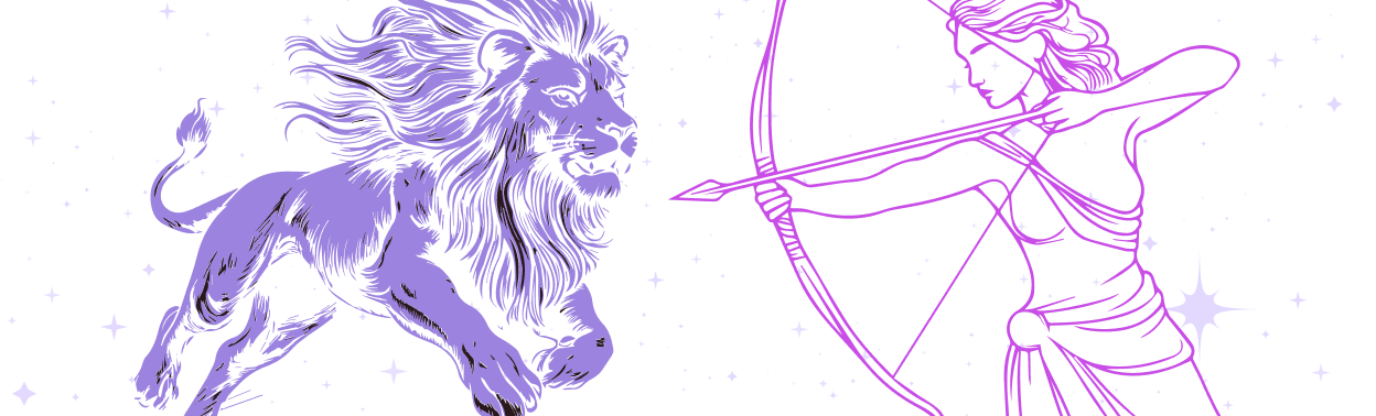 Лев и Стрелец