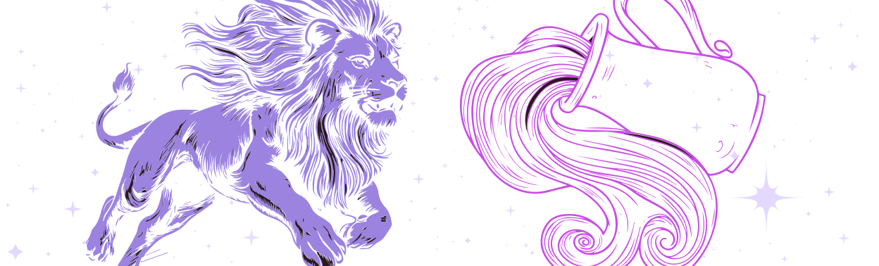 Лев и Водолей