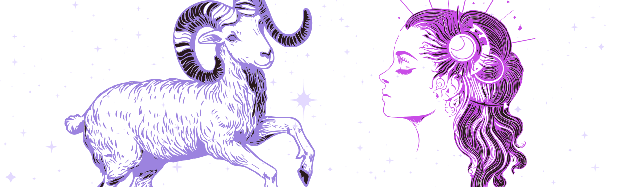 Дева и Овен