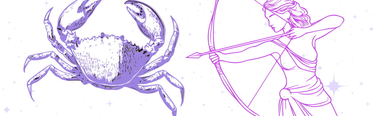 Рак и Стрелец