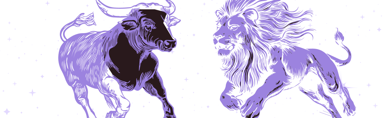 Лев и Телец