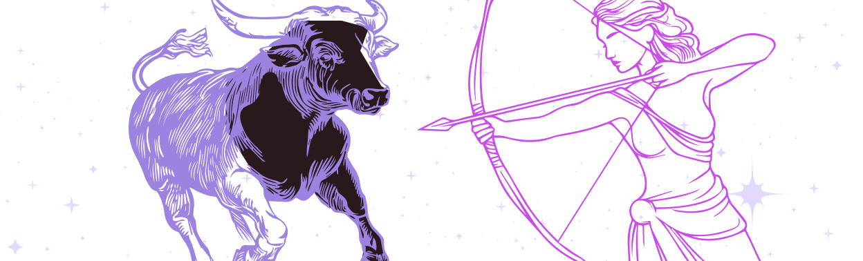 Стрелец и Телец